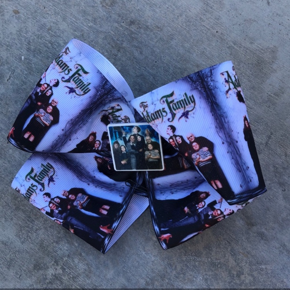 Addams Family hair bow